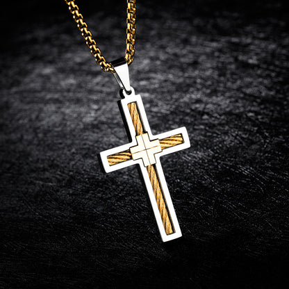 Cross Men's Necklace Trendy Men's PendantStyle: Europe and America Material: titanium steel Style: Couple Modeling: Geometric
Chain length: 550mm
 
  
 

 
   JewelryShoparamas.comNecklace Trendy Men'