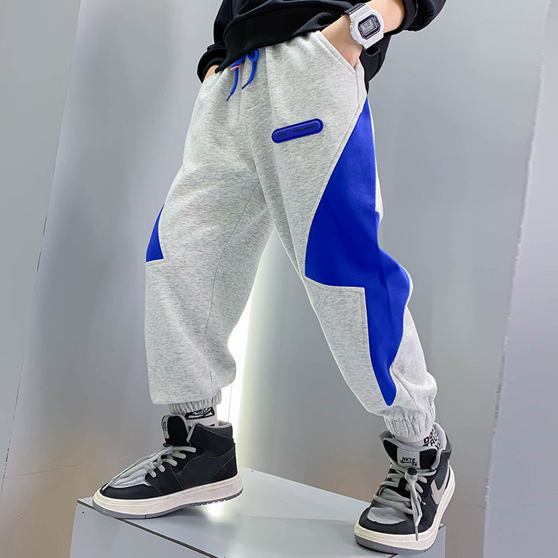 Fashion Big Boys And Girls All-in-one Fleece Trousers