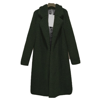 Women's Lapel Long Sleeve Coat