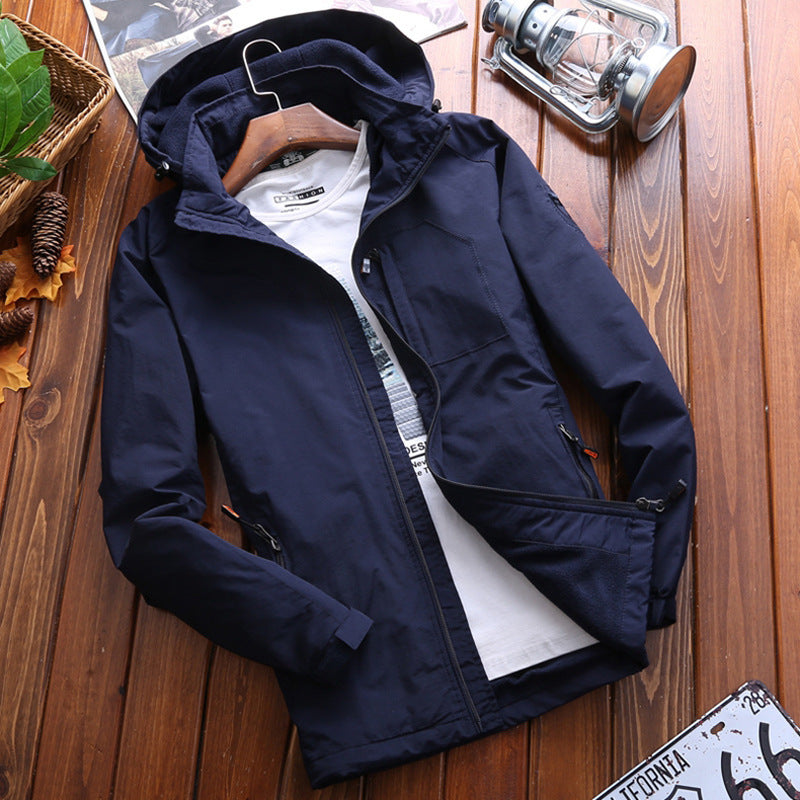 Men's Winter Outdoor Mountaineering Velvet Jacket