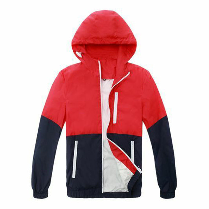 Men's Thin Hooded Fashion Jacket