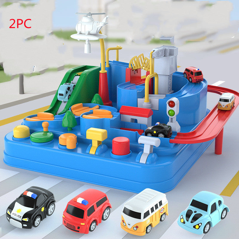 Toy Cars with Playing Track for Kids