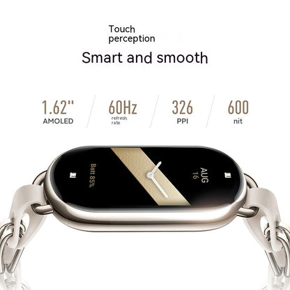 Sports Health Waterproof Sleep Heart Rate Smart Watch
 Product information:
 
 Color: Standard Edition bright black, Standard Edition light gold, NFC edition bright black, NFC edition light gold
 
 Operation mode: Touc0Shoparamas.comSports Health Waterproof Sleep Heart Rate Smart Watch