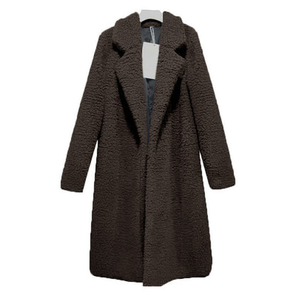 Women's Lapel Long Sleeve Coat