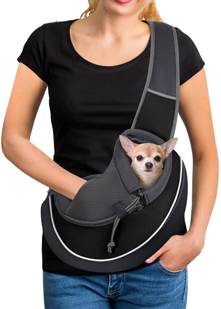 Carrying Pets Bag Women Outdoor Portable Crossbody Bag For Dogs Cats P
 Overview:
 
 
 


 1.Comfortable and breathable: The bottom of this bag is comfortable and breathable, which can prevent pets from getting rid of stuffiness.
 
 2.Pet SuppliesShoparamas.comCarrying Pets Bag Women Outdoor Portable Crossbody Bag