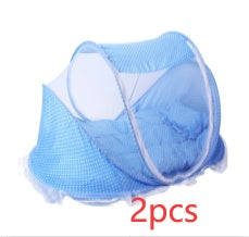 Foldable  Baby Bed Net With Pillow Net 2pieces Set
 Overview:
 
 Breathable open mesh provides a comprehensive airflow and barrier-free, soft and comfortable view for your baby to sleep and play.
 
 Equipped with a Babies & ToddlersShoparamas.comFoldable Baby Bed Net