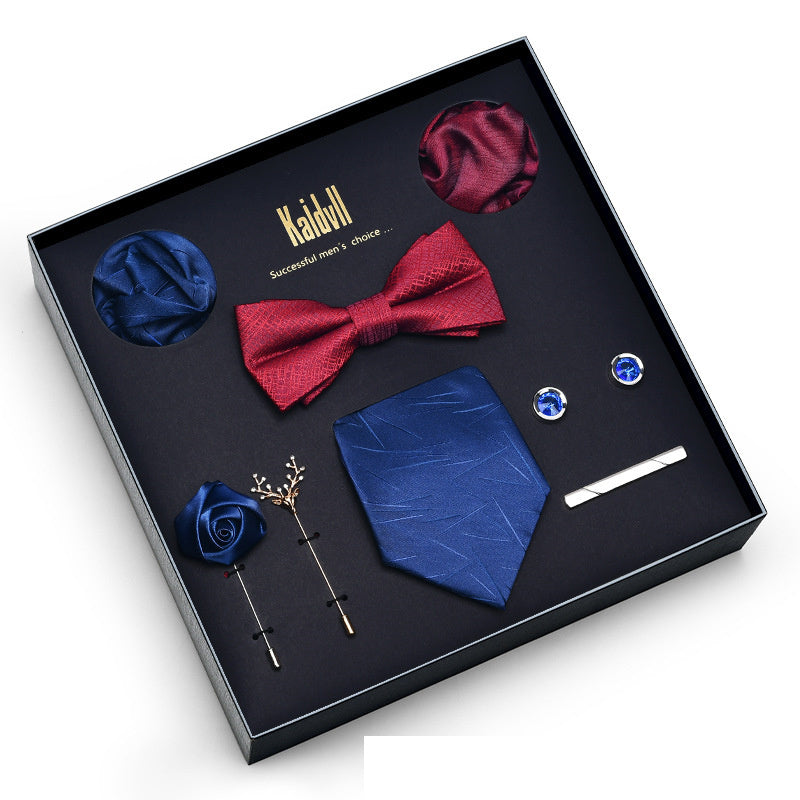 Eight Piece Tie Square Bow Tie Brooch
 
 Product information:
 
 
 Material: polyester yarn
 
 Pattern: color matching
 
 Color: 6001, 6002, 6003, 6004, 6005, 6006, 6007, 6008, 6009, 6010, 6011, 6012, 6Clothing & ApparelShoparamas.comPiece Tie Square Bow Tie Brooch