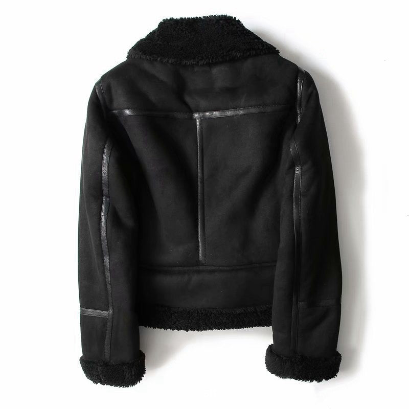 Winter Lapel Jacket Wool Warm Outwears for Women