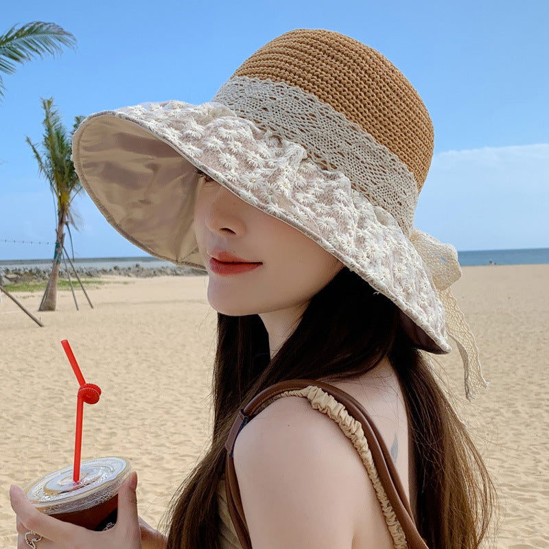 Lace Bow Straw Fisherman Hat Summer Outdoor Sunhat With Large Brim Ant
 Product information:
 
 Material:Polyester+Lace
 


 


 Packing list:

Hat*1

 


 Product Image:


 
 
 
 
 
 
Clothing & Apparel for WomenShoparamas.comLace Bow Straw Fisherman Hat Summer Outdoor Sunhat