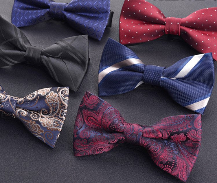 Bridegroom Bow Tie Trendy Men's British Formal Wear Wedding Bow Tie We
 Product information:
 
 Mode: Diversification
 
 Type: Collar Flower
 
 Color:
 
 Processing Method: Print
 
 Applicable Gender: Male
 
 Applicable Age Group: Adul0Shoparamas.comBritish Formal Wear Wedding Bow Tie Wedding Bow Tie Men'