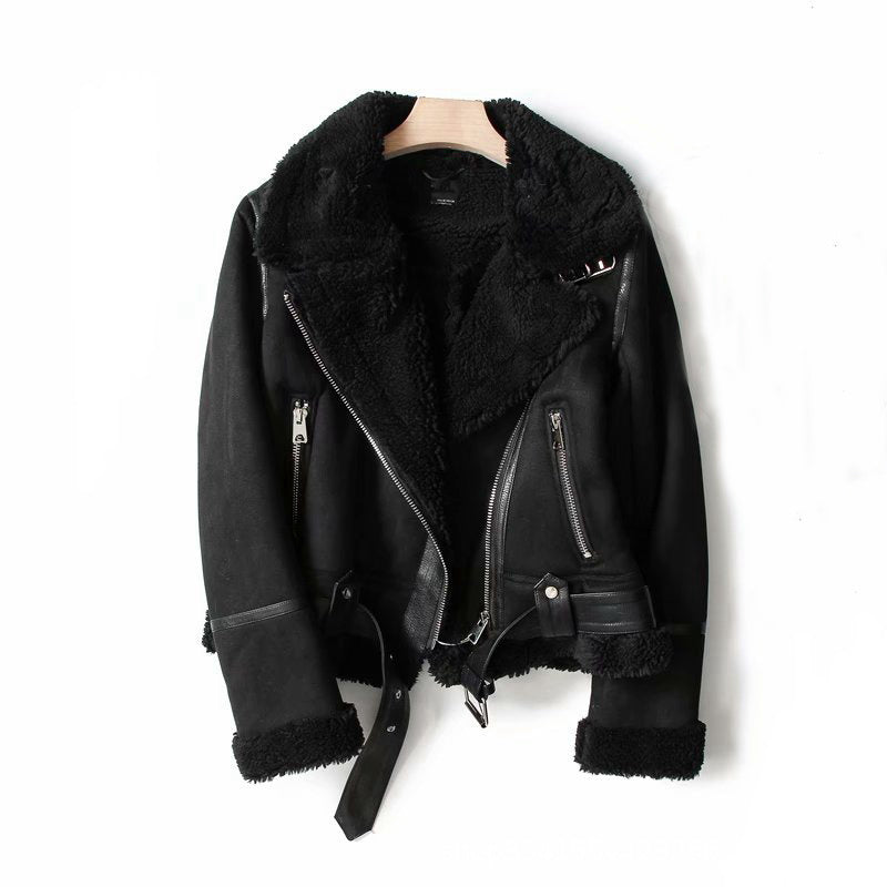 Winter Lapel Jacket Wool Warm Outwears for Women