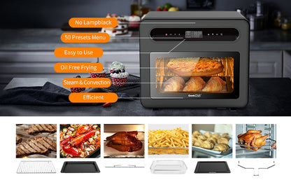 Geek Chef Steam Air Fryer Toast Oven Combo , 26 QT Steam Convection Ov
 
 【Ban on Amazon】
 


 All small appliances are certified by etl, please rest assured to sell


 
 The retail price must not be lower than 259.99. We check the priAppliancesShoparamas.comGeek Chef Steam Air Fryer Toast Oven Combo , 26 QT Steam Convection Oven Countertop , 50 Cooking Presets,