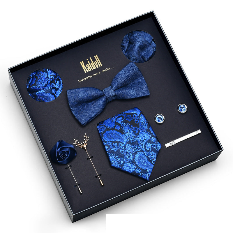 Eight Piece Tie Square Bow Tie Brooch
 
 Product information:
 
 
 Material: polyester yarn
 
 Pattern: color matching
 
 Color: 6001, 6002, 6003, 6004, 6005, 6006, 6007, 6008, 6009, 6010, 6011, 6012, 6Clothing & ApparelShoparamas.comPiece Tie Square Bow Tie Brooch