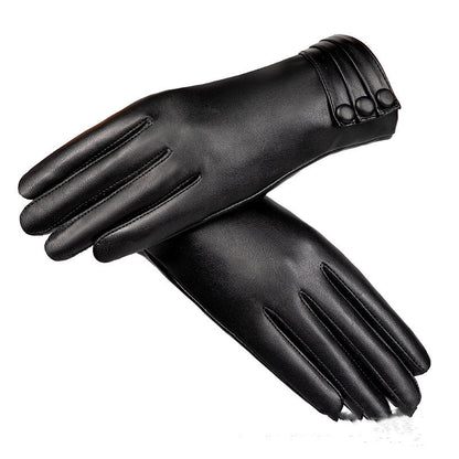 Women's Winter Outdoors Fleece-lined Touch Screen Thermal Gloves