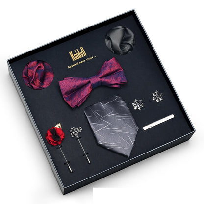 Eight Piece Tie Square Bow Tie Brooch
 
 Product information:
 
 
 Material: polyester yarn
 
 Pattern: color matching
 
 Color: 6001, 6002, 6003, 6004, 6005, 6006, 6007, 6008, 6009, 6010, 6011, 6012, 6Clothing & ApparelShoparamas.comPiece Tie Square Bow Tie Brooch
