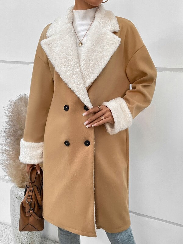 Leisure Woolen Coat For Women