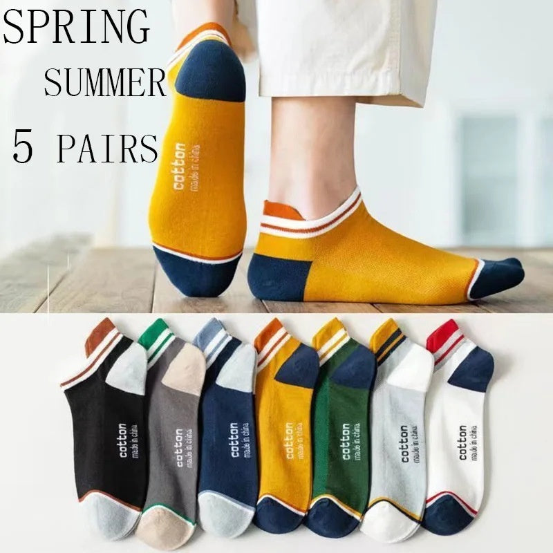 Men's Sports Short Thin Socks
 Product information:
 
 Pattern: fruit, smiley face, cartoon animation, stripes/plaid, letters/numbers/text
 
 Fabric name: polyester cotton
 
 Main fabric composiClothing & Apparel for MenShoparamas.comSports Short Thin Socks