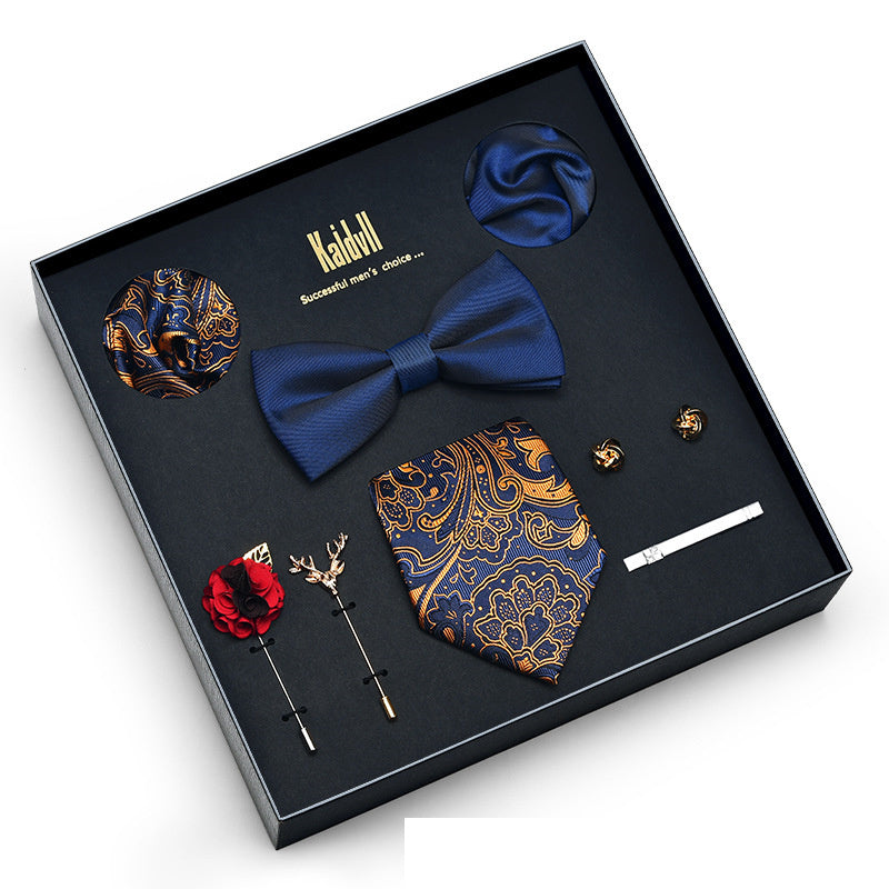 Eight Piece Tie Square Bow Tie Brooch
 
 Product information:
 
 
 Material: polyester yarn
 
 Pattern: color matching
 
 Color: 6001, 6002, 6003, 6004, 6005, 6006, 6007, 6008, 6009, 6010, 6011, 6012, 6Clothing & ApparelShoparamas.comPiece Tie Square Bow Tie Brooch