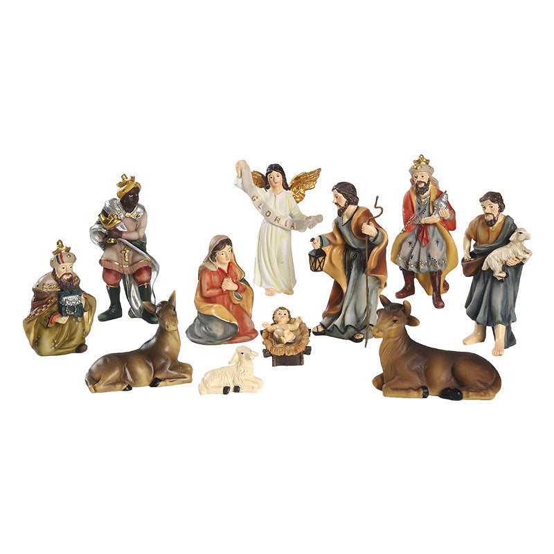 Religious Ornaments Nativity Manger Set Gift Box Christmas
 Product information:
 


 Material: synthetic resin
 
 Process: resin process
 
 Category: Resin Crafts
 
 Hanging form: ornament
 
 Style: christmas
 
 Shape: Man0Shoparamas.comReligious Ornaments Nativity Manger Set Gift Box Christmas