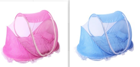 Foldable  Baby Bed Net With Pillow Net 2pieces Set
 Overview:
 
 Breathable open mesh provides a comprehensive airflow and barrier-free, soft and comfortable view for your baby to sleep and play.
 
 Equipped with a Babies & ToddlersShoparamas.comFoldable Baby Bed Net