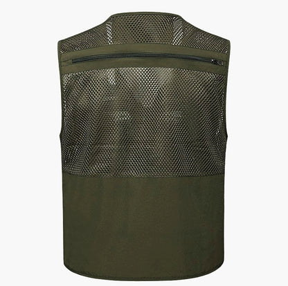 Multi-pocket Men's Tactical Lightweight Vest Breathable Lightweight