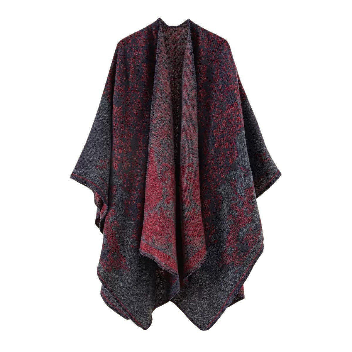 Women's Split Cloak Shawl Classical Style Double-sided Tassel Travel W
 Product information:
 
 Pattern: Graffiti
 
 Color: Court classical-black, court classical-turquoise, court classical-navy blue, court classical-khaki, court classClothing & Apparel for WomenShoparamas.comWomen'