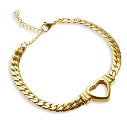 Personalized Love Chain Necklace Bracelet For Women Fashion Titanium S
 Product information:
 


 Material: stainless steel
 
 Processing: Electroplating
 
 Shape: Heart
 
 Chain style: Cuban chain


 
 Packing list:

Bracelet/NecklaceWomen's JewelryShoparamas.comPersonalized Love Chain Necklace Bracelet