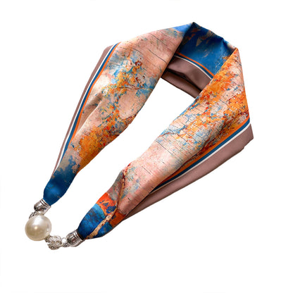 Women's Day Magnetic Suction Convenient Small Silk Scarf Popular
 Product information:
 
 Processing Technology: Printing
 
 Fabric name: Rayon
 
 Color: magnetic snap silk scarf 1 #, magnetic snap silk scarf 2 #, magnetic snap sClothing & Apparel for WomenShoparamas.comDay Magnetic Suction Convenient Small Silk Scarf Popular