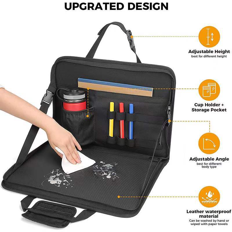 Car Computer Bag Multifunctional Storage Drawing Board
 Product information:
 
 Pattern: solid color
 
 Lining texture: Nylon
 
 Applicable gender: both men and women
 
 Function: waterproof, wear-resistant, anti-seismiLuggage & Travel BagsShoparamas.comCar Computer Bag Multifunctional Storage Drawing Board