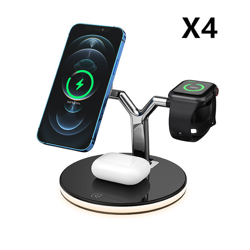 3 In 1 Magnetic 15W Wireless Charger for Fast Charging Station