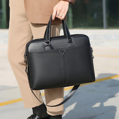 Men's PU Portable Oblique Span Business Briefcase Large Capacity Trave
 Product information:
 


 Style: Urban simplicity
 
 Material: PU leather
 
 Bag shape: horizontal square type
 
 Bag interior structure: mobile phone bag, interlaLuggage & Travel BagsShoparamas.comPU Portable Oblique Span Business Briefcase Large Capacity Travel