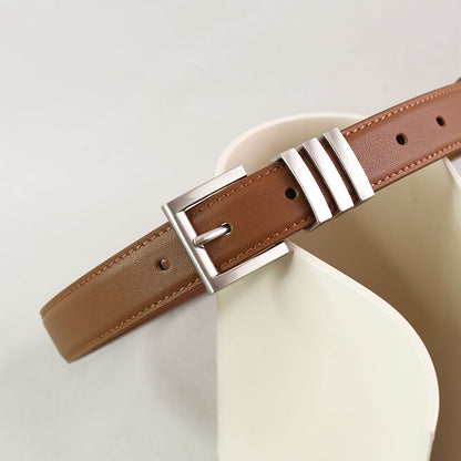 Women's First Layer Cowhide Leather Belt