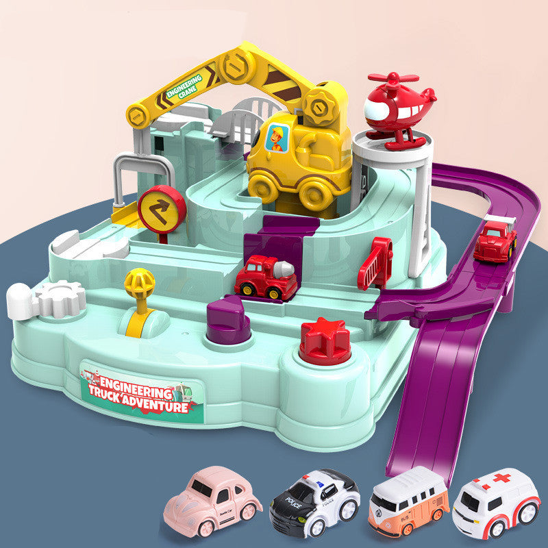 Toy Cars with Playing Track for Kids