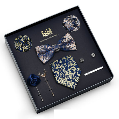 Eight Piece Tie Square Bow Tie Brooch
 
 Product information:
 
 
 Material: polyester yarn
 
 Pattern: color matching
 
 Color: 6001, 6002, 6003, 6004, 6005, 6006, 6007, 6008, 6009, 6010, 6011, 6012, 6Clothing & ApparelShoparamas.comPiece Tie Square Bow Tie Brooch