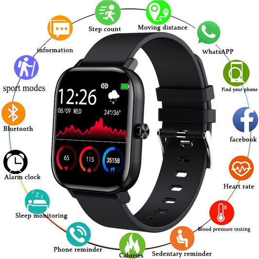 Unisex Smart Watch Waterproof Watch Smart
 Smart bluetooth watch
 
 Step counting, smart reminder, remote control selfie, health monitoring, information push, sleep analysis


 Product information:
 


 Scr0Shoparamas.comUnisex Smart Watch Waterproof Watch Smart