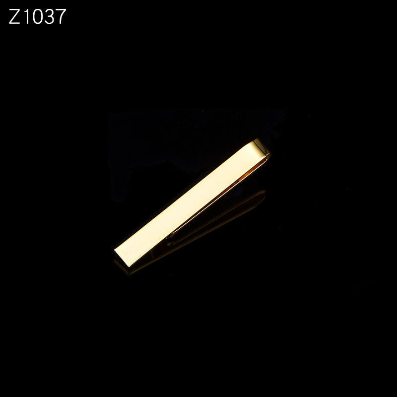 Gold Silver Simple Men's Tie Clip
 Product information:
 


 Material: Copper
 
 Color: Z1036, Z1037, Z1048
 
 Style: Men's
 
 Shape: geometric
 
 Product Category: Tie Clip
 
 Size: Approximately 40Shoparamas.comGold Silver Simple Men'