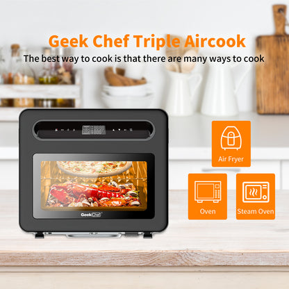 Geek Chef Steam Air Fryer Toast Oven Combo , 26 QT Steam Convection Ov
 
 【Ban on Amazon】
 


 All small appliances are certified by etl, please rest assured to sell


 
 The retail price must not be lower than 259.99. We check the priAppliancesShoparamas.comGeek Chef Steam Air Fryer Toast Oven Combo , 26 QT Steam Convection Oven Countertop , 50 Cooking Presets,