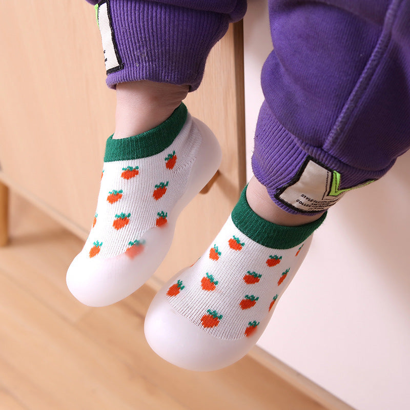 Floor Socks Shoes, Baby Non-slip Footwear, Soft Sole, Indoor Shoe Covers, Feet