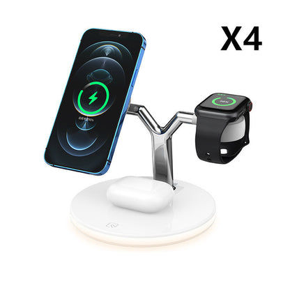 3 In 1 Magnetic 15W Wireless Charger for Fast Charging Station