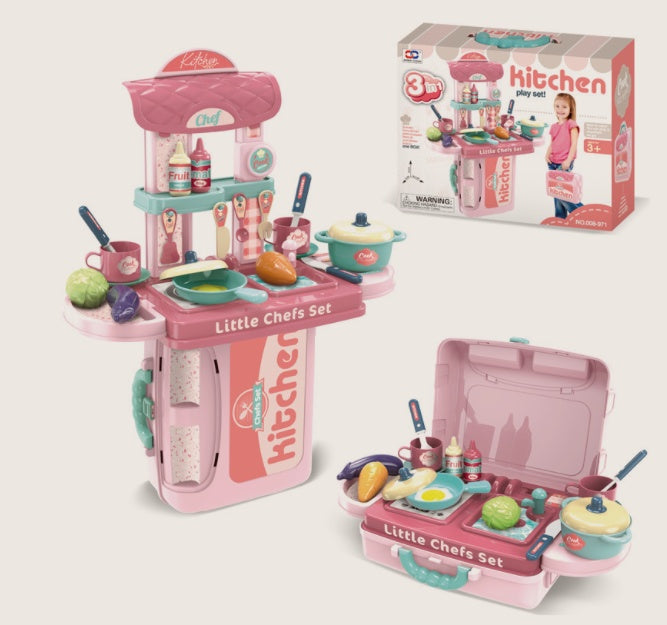 Kids Cooking Kitchen Playing Set