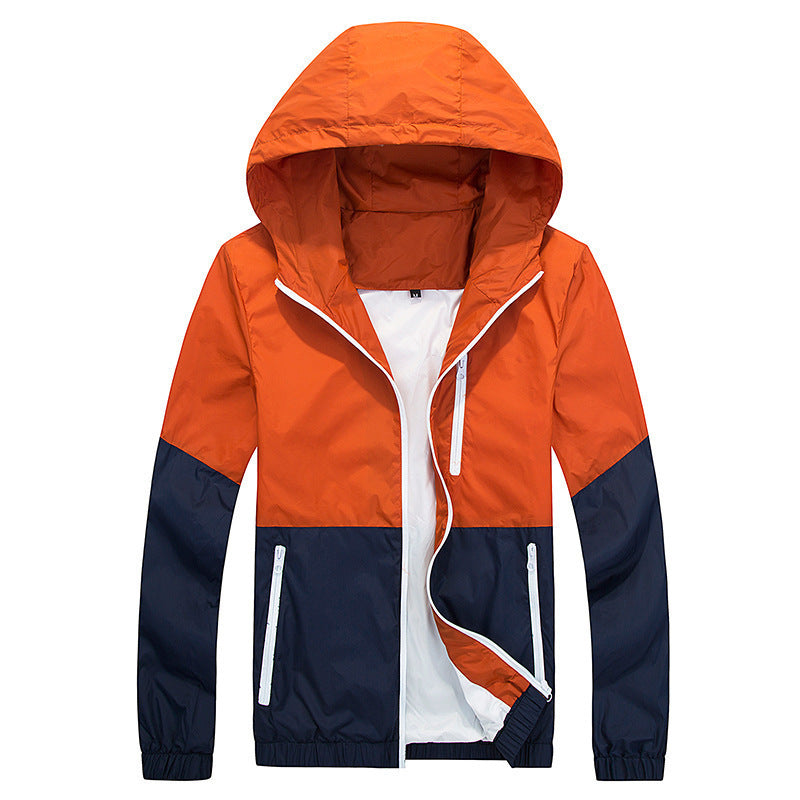 Men's Thin Hooded Fashion Jacket