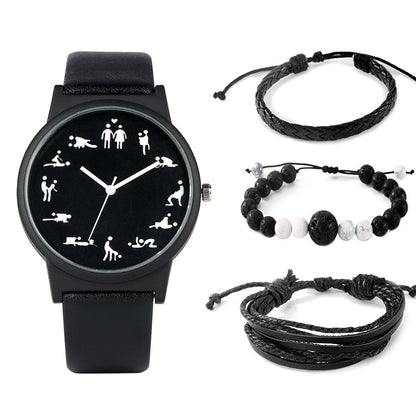 Men's Gift Box Set Watch Fashion Watch Bracelet Set QuartzProduct information: 
Special function: decoration, world time Display type: pointer Applicable crowd: male style: Casual Waterproof: No Movement type: Quartz ThicknMen's WatchesShoparamas.comGift Box Set Watch Fashion Watch Bracelet Set Quartz