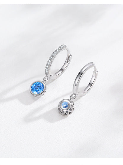 Women's Light Luxury Sea Blue Artificial Diamond Earrings Necklace
 Product information:
 
 Treatment Process: Micro inlay
 
 Color: white gold
 
 Pendant material: 925 silver
 
 Chain style: cross chain
 
 Material: Silver
 
 PuriWomen's JewelryShoparamas.comLight Luxury Sea Blue Artificial Diamond Earrings Necklace