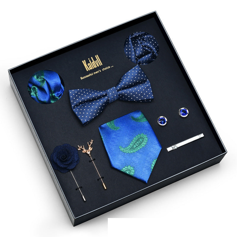 Eight Piece Tie Square Bow Tie Brooch
 
 Product information:
 
 
 Material: polyester yarn
 
 Pattern: color matching
 
 Color: 6001, 6002, 6003, 6004, 6005, 6006, 6007, 6008, 6009, 6010, 6011, 6012, 6Clothing & ApparelShoparamas.comPiece Tie Square Bow Tie Brooch