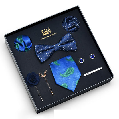 Eight Piece Tie Square Bow Tie Brooch
 
 Product information:
 
 
 Material: polyester yarn
 
 Pattern: color matching
 
 Color: 6001, 6002, 6003, 6004, 6005, 6006, 6007, 6008, 6009, 6010, 6011, 6012, 6Clothing & ApparelShoparamas.comPiece Tie Square Bow Tie Brooch