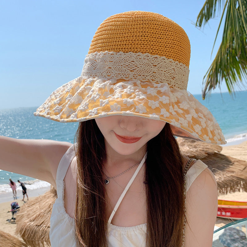 Lace Bow Straw Fisherman Hat Summer Outdoor Sunhat With Large Brim Ant
 Product information:
 
 Material:Polyester+Lace
 


 


 Packing list:

Hat*1

 


 Product Image:


 
 
 
 
 
 
Clothing & Apparel for WomenShoparamas.comLace Bow Straw Fisherman Hat Summer Outdoor Sunhat