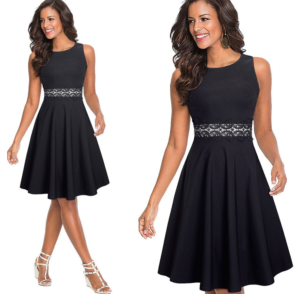 Lace European And American Style Dress