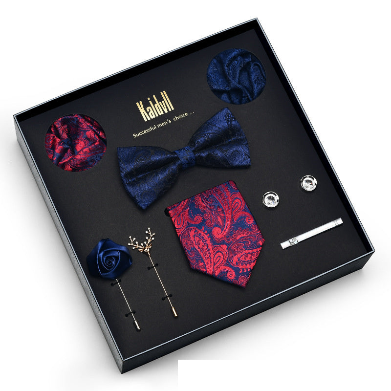 Eight Piece Tie Square Bow Tie Brooch
 
 Product information:
 
 
 Material: polyester yarn
 
 Pattern: color matching
 
 Color: 6001, 6002, 6003, 6004, 6005, 6006, 6007, 6008, 6009, 6010, 6011, 6012, 6Clothing & ApparelShoparamas.comPiece Tie Square Bow Tie Brooch