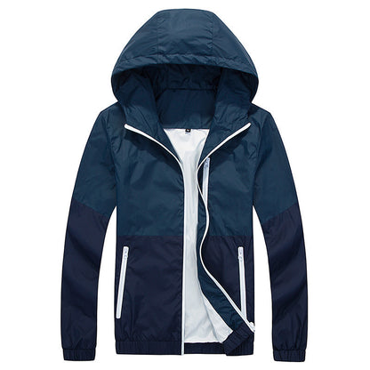 Men's Thin Hooded Fashion Jacket