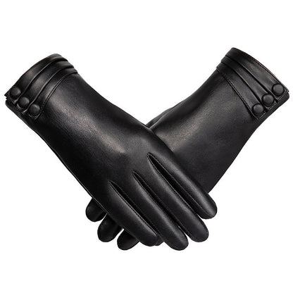 Women's Winter Outdoors Fleece-lined Touch Screen Thermal Gloves